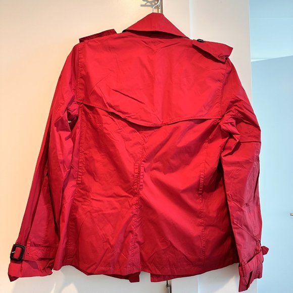 Burberry Red Utility Jacket (Size: US 4) - Picture 5 of 7